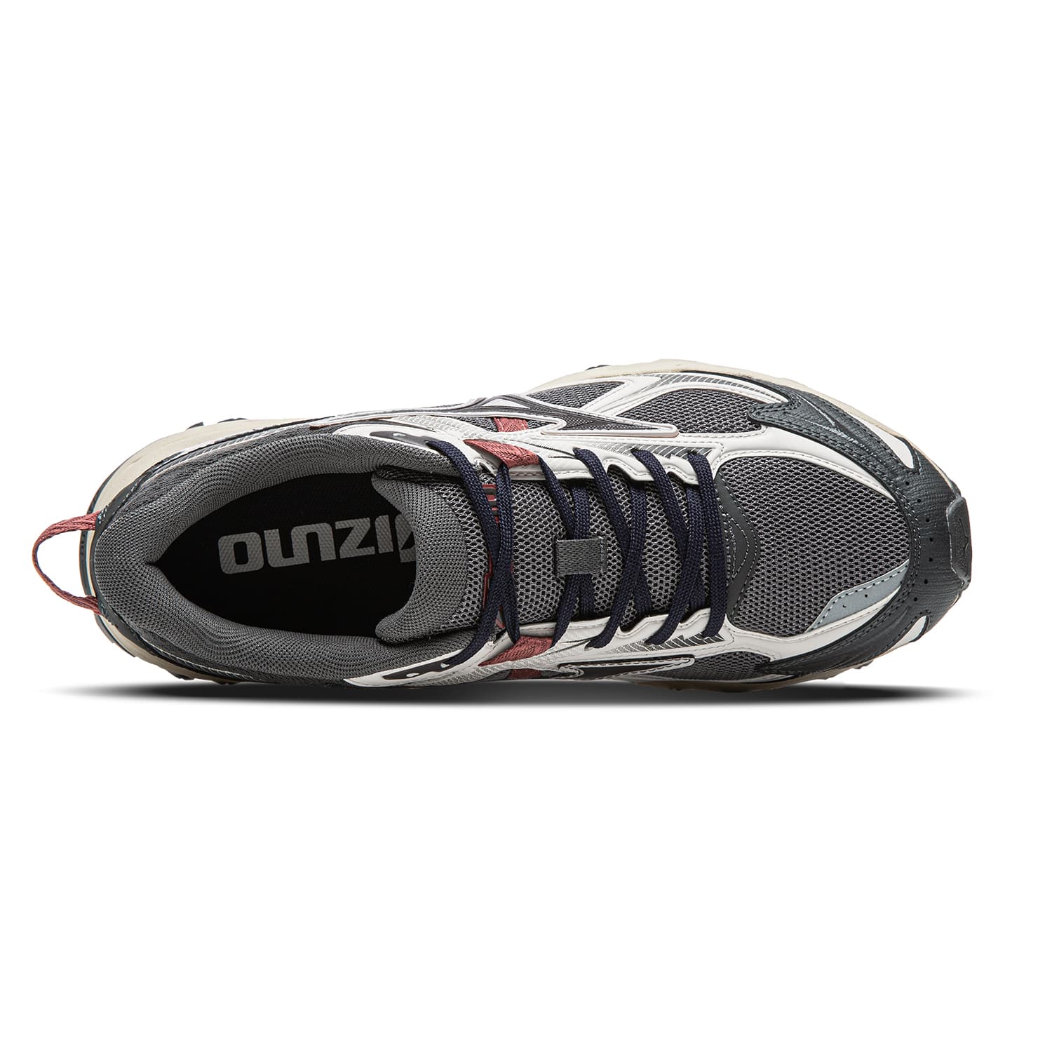 Кроссовки для бега Mizuno FIYI TL Текстиль Синтетическая кожа ЭВА Средняя подошва Повседневные беговые кроссовки Унисекс Свинцово-серый - изображение 4