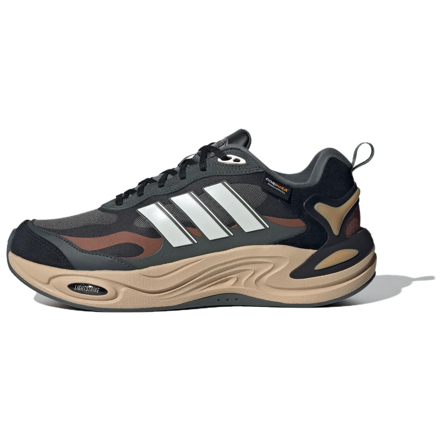 Кроссовки для бега Adidas CLIMAWARM Противоскользящие Износостойкие Низкие Беговые кроссовки Унисекс Темно-зеленый - изображение 1