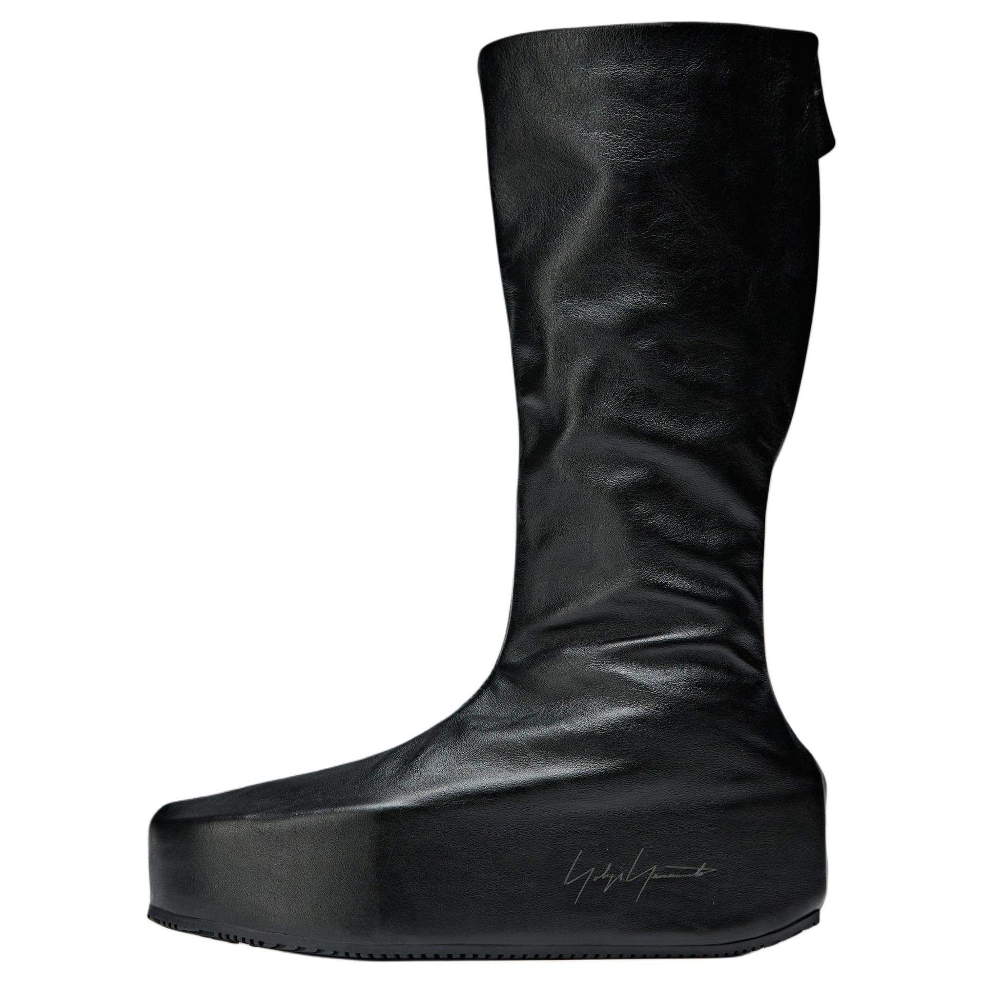 Ботинки W 3 Knee High Boots Unisex Black W 3 Высокие сапоги унисекс черные - изображение 1