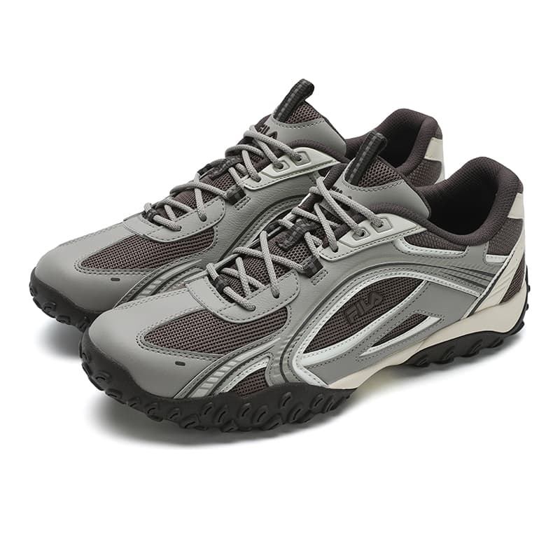Кроссовки для бега FILA Pebble Low Top Беговые кроссовки Мужские Серый Коричневый - изображение 2