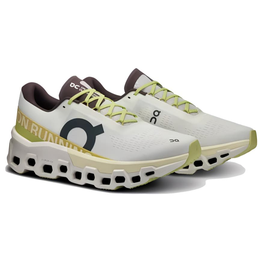 Кроссовки для бега On Cloudmonster 2 Yellow White - изображение 3