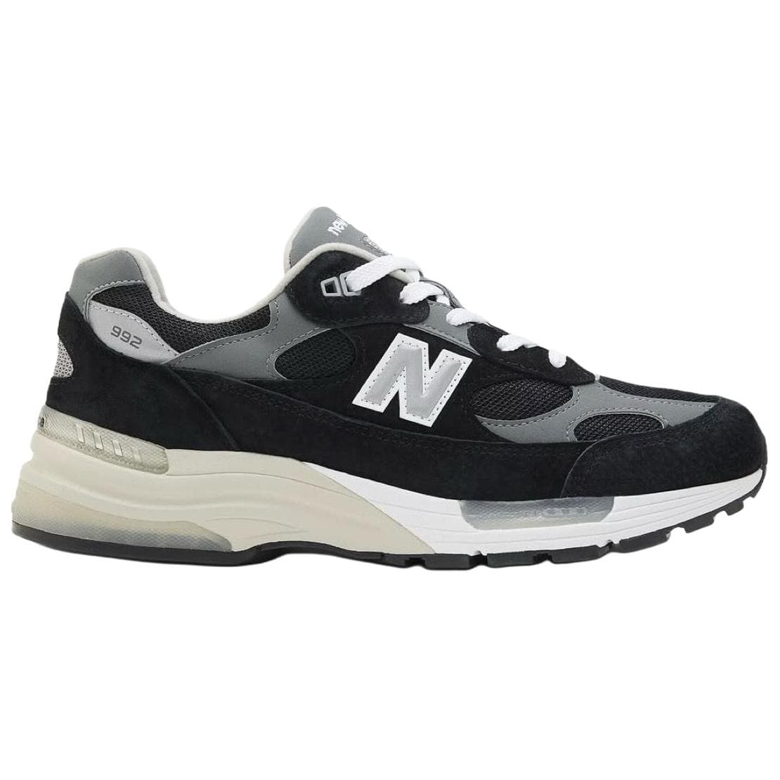 Кроссовки для бега New Balance NB 992 Low Top Повседневные Беговые Кроссовки Унисекс Черные - изображение 2