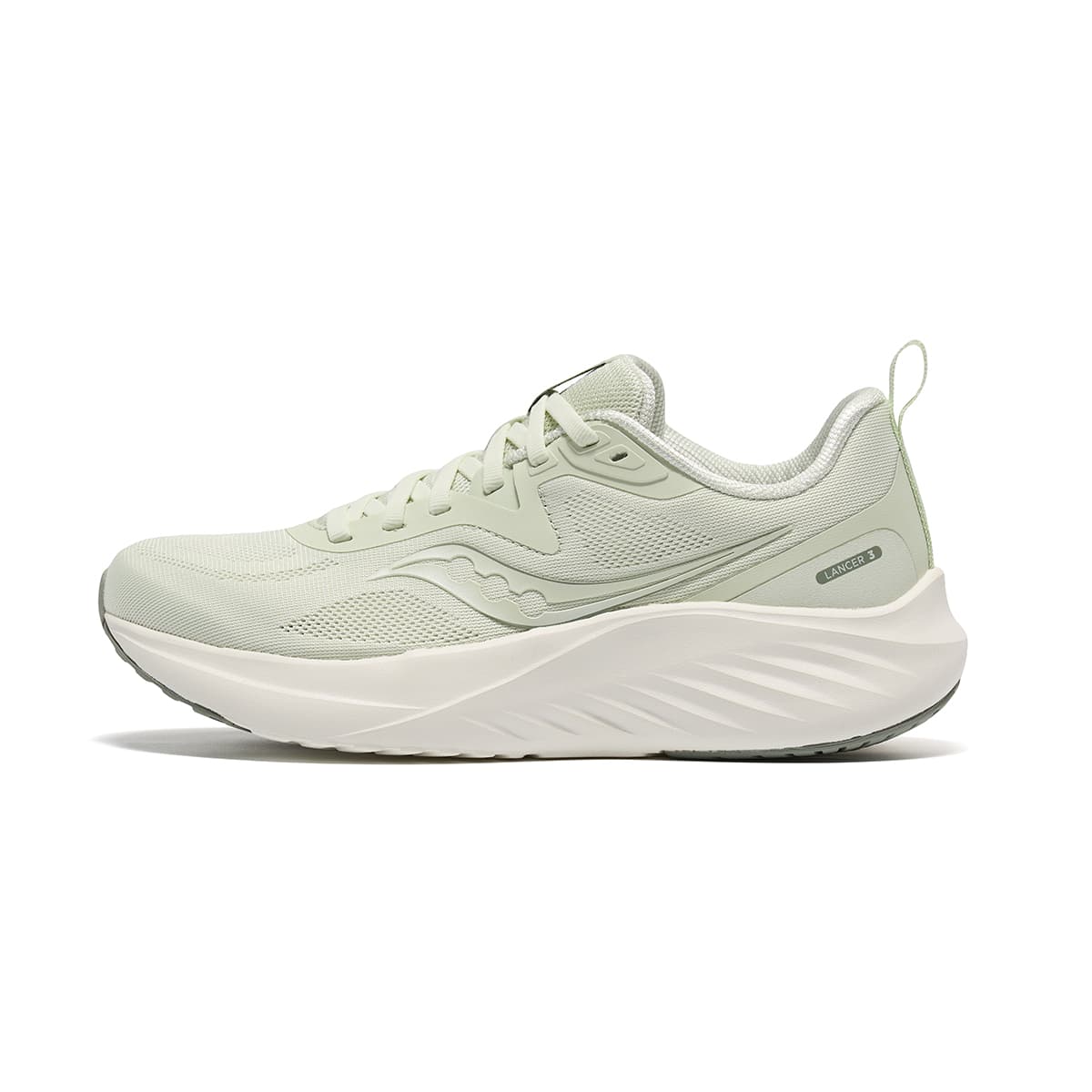 Кроссовки для бега Saucony LANCER 3 Противоскользящие Устойчивые к истиранию Низкие Повседневные Беговые Кроссовки Унисекс Зеленые - изображение 1