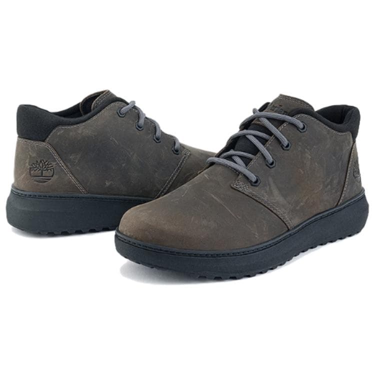 Ботинки уличные Timberland Hudson Road Водонепроницаемый и Износостойкий длина до щиколотки для активного отдыха мужской серый - изображение 4