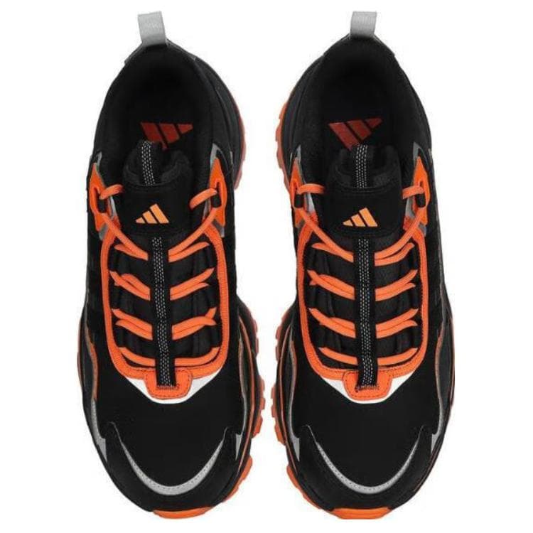 Кроссовки для бега Adidas CITYWOWLK противоскользящие устойчивые к истиранию низкие беговые кроссовки унисекс черные - изображение 3