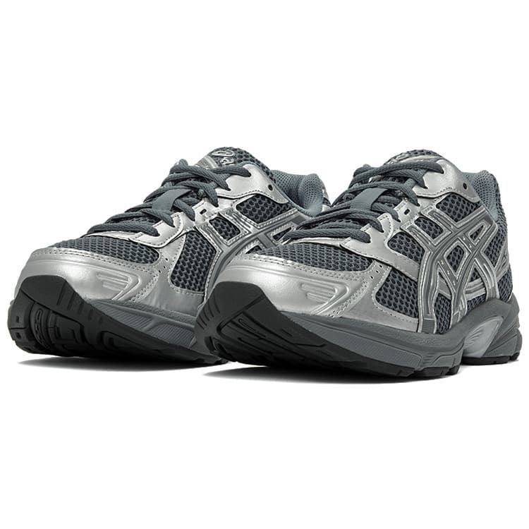 Кроссовки для бега ASICS Gel 1130 противоскользящие низкие повседневные кроссовки для трейлраннинга унисекс серебристо-серые - изображение 3