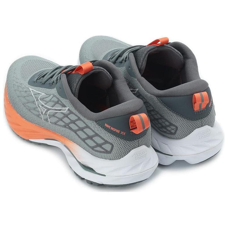 Кроссовки для бега Mizuno Дышащая Амортизация Устойчивая к Износу Низкий Топ Беговые Кроссовки Мужские Серый Оранжевый - изображение 2