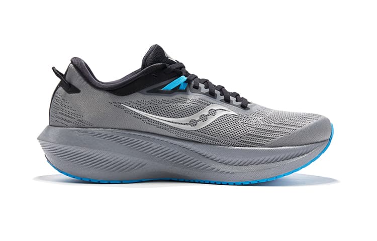 Кроссовки для бега Saucony Triumph 21 Grey Black - изображение 2