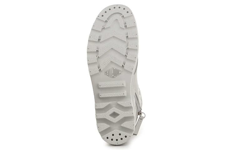 Ботинки уличные Palladium Pampa Hi Zip Leather Light Grey - изображение 6