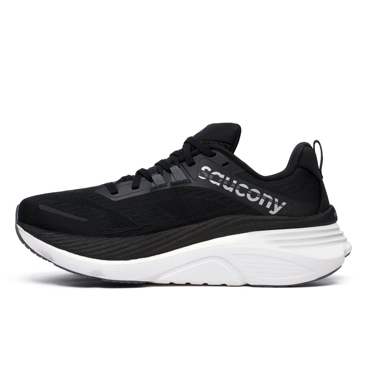 Кроссовки для бега Saucony Hurricane 24 противоскользящие низкие беговые кроссовки для женщин черные широкая нога - изображение 1