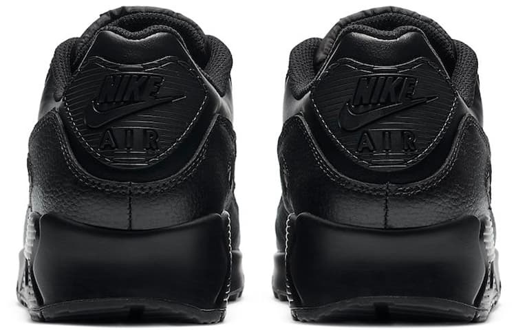 Кроссовки для бега Nike Air Max 90 Leather Triple Black - изображение 4