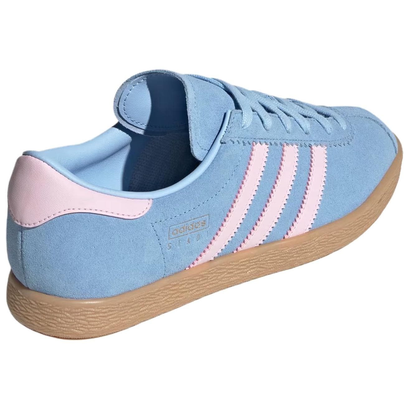 Кроссовки Adidas Originals Stadt Мягкий и Комфортный Устойчивый к Износу Низкий Верх Скейтборд Обувь Женская Синяя - изображение 4