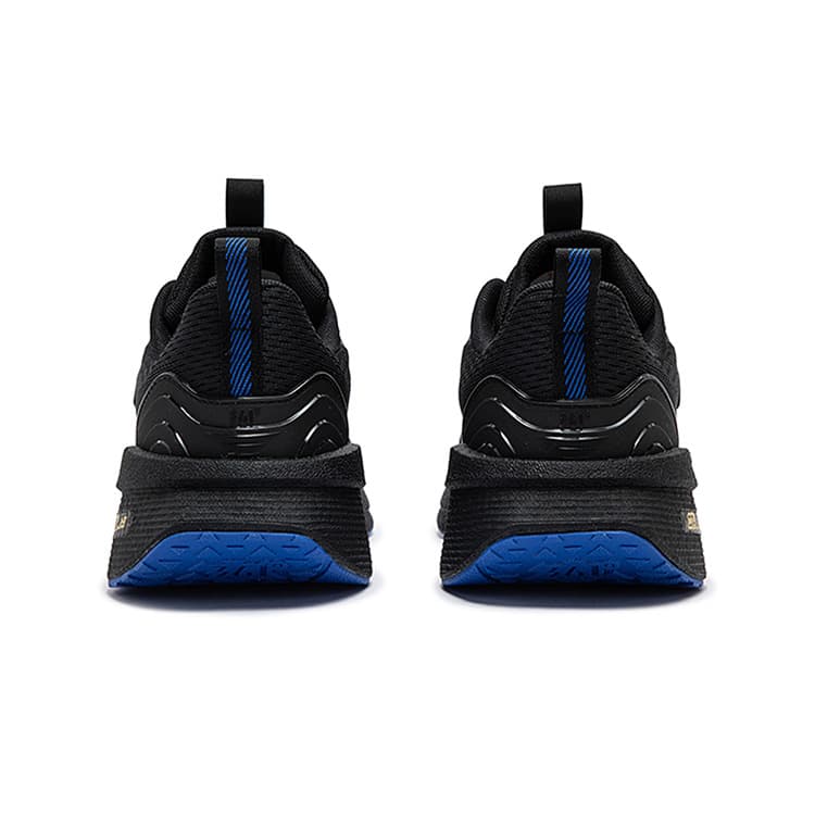 Кроссовки для бега 361° Popping foam Low Топ Беговые кроссовки Мужской Обсидиановый черный Синий - изображение 4