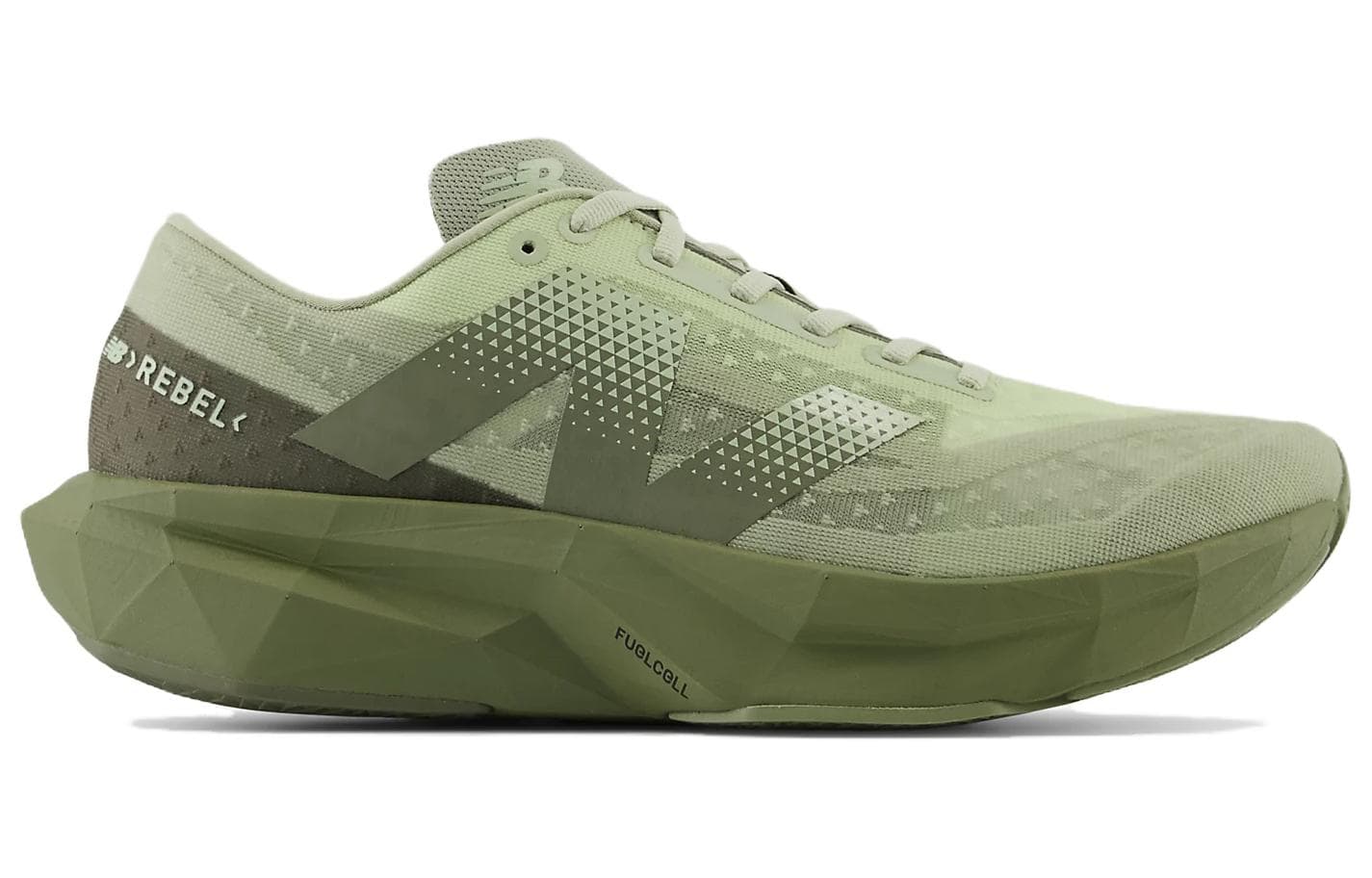 Кроссовки для бега New Balance FuelCell Rebel V4 Olive Green - изображение 3
