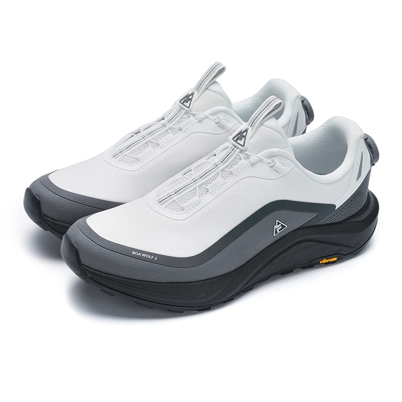 Кроссовки для бега FILA BOA WOLF Низкие кроссовки для бега по пересеченной местности Мужские Белые Серые - изображение 3