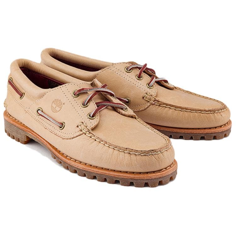 TIMBERLAND Noreen Лицевая коровья кожа Топсайдеры Женские Бежевый - изображение 3