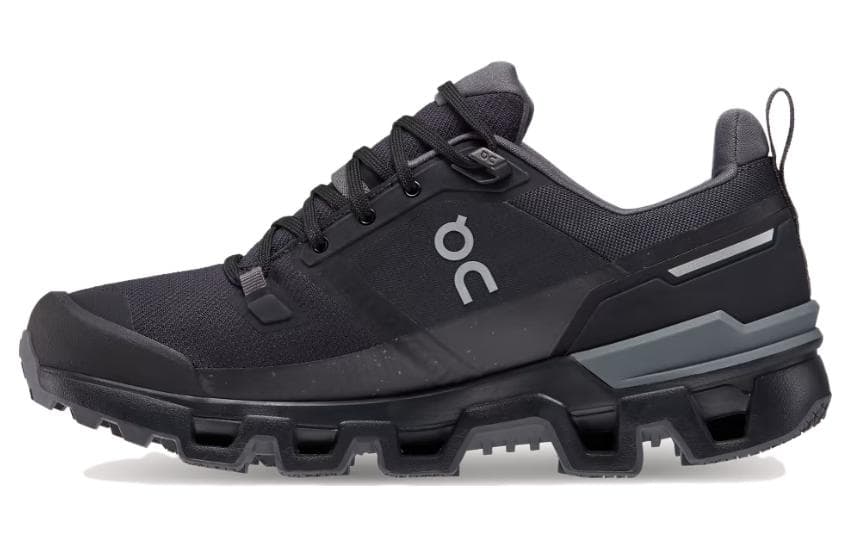 Кроссовки для бега On Cloudwander Waterproof Black Grey
