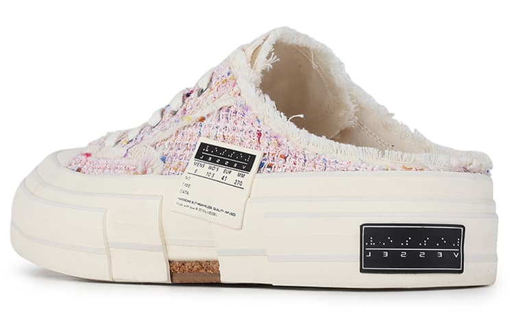 Кеды xVESSEL G.O.P. Slip On "Pink Tweed" - изображение 3