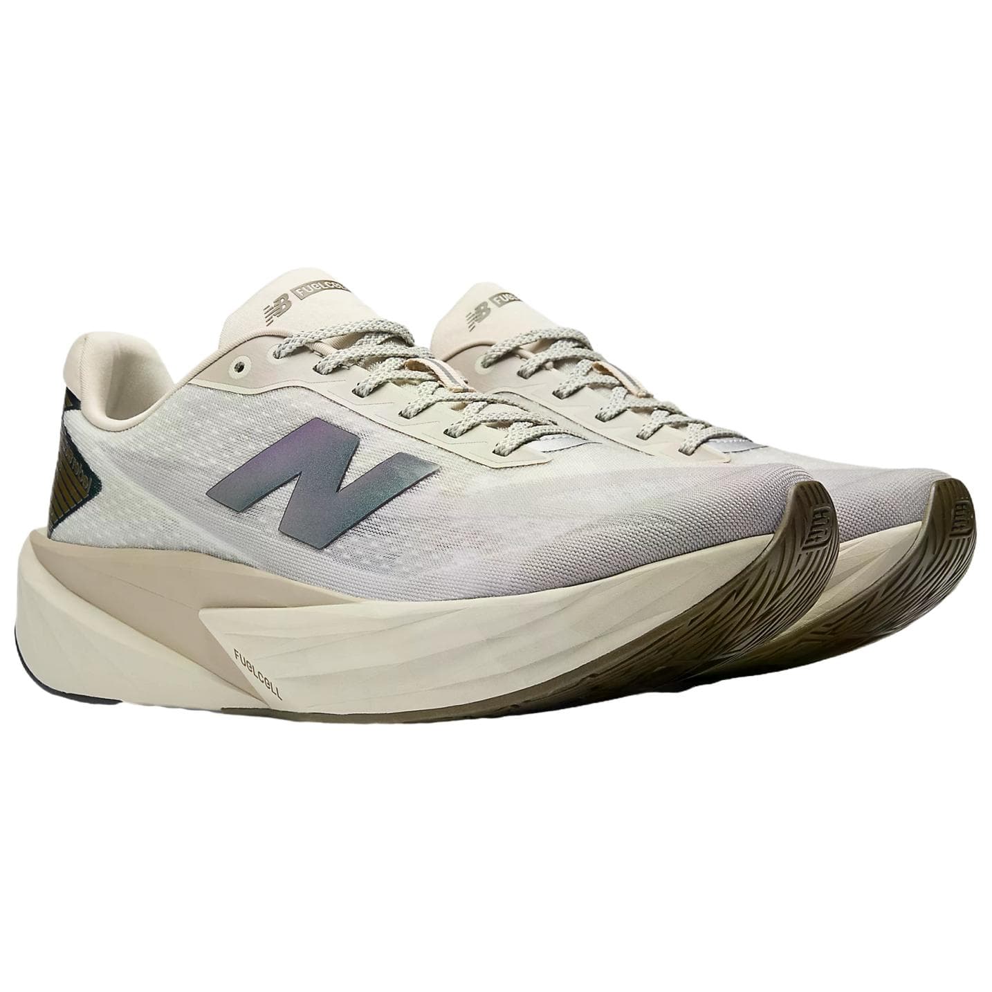 Кроссовки для бега New Balance FuelCell Rebel V5 Беговые кроссовки Мужские Светло-бежевые - изображение 3