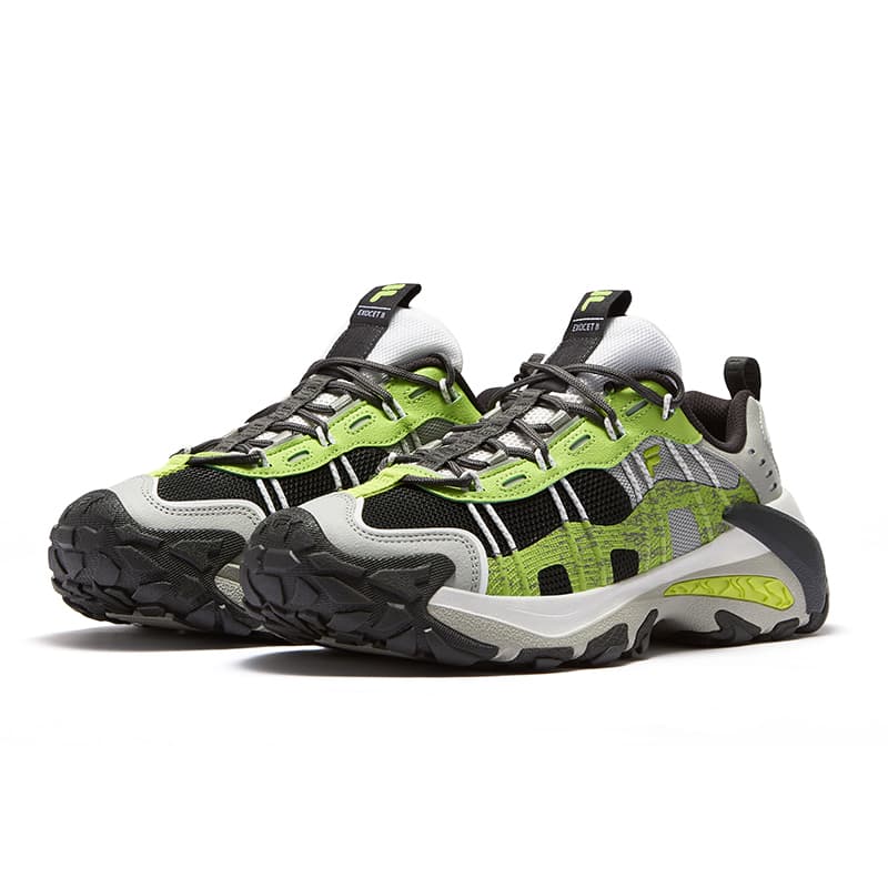 Кроссовки FILA FUSION EXOCET II Mountains Shoe 2 Низкий Топ Повседневная Обувь Мужская Зеленая Hills - изображение 2