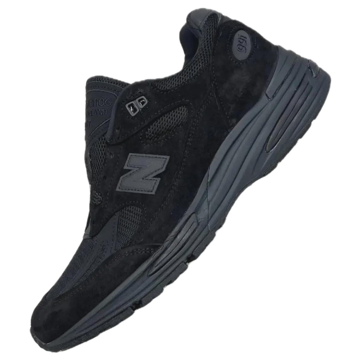 Кроссовки для бега New Balance NB 991 V2 Устойчивые к истиранию Низкие Повседневные Городские Кроссовки для Коммутации и Бег Унисекс Черные - изображение 2