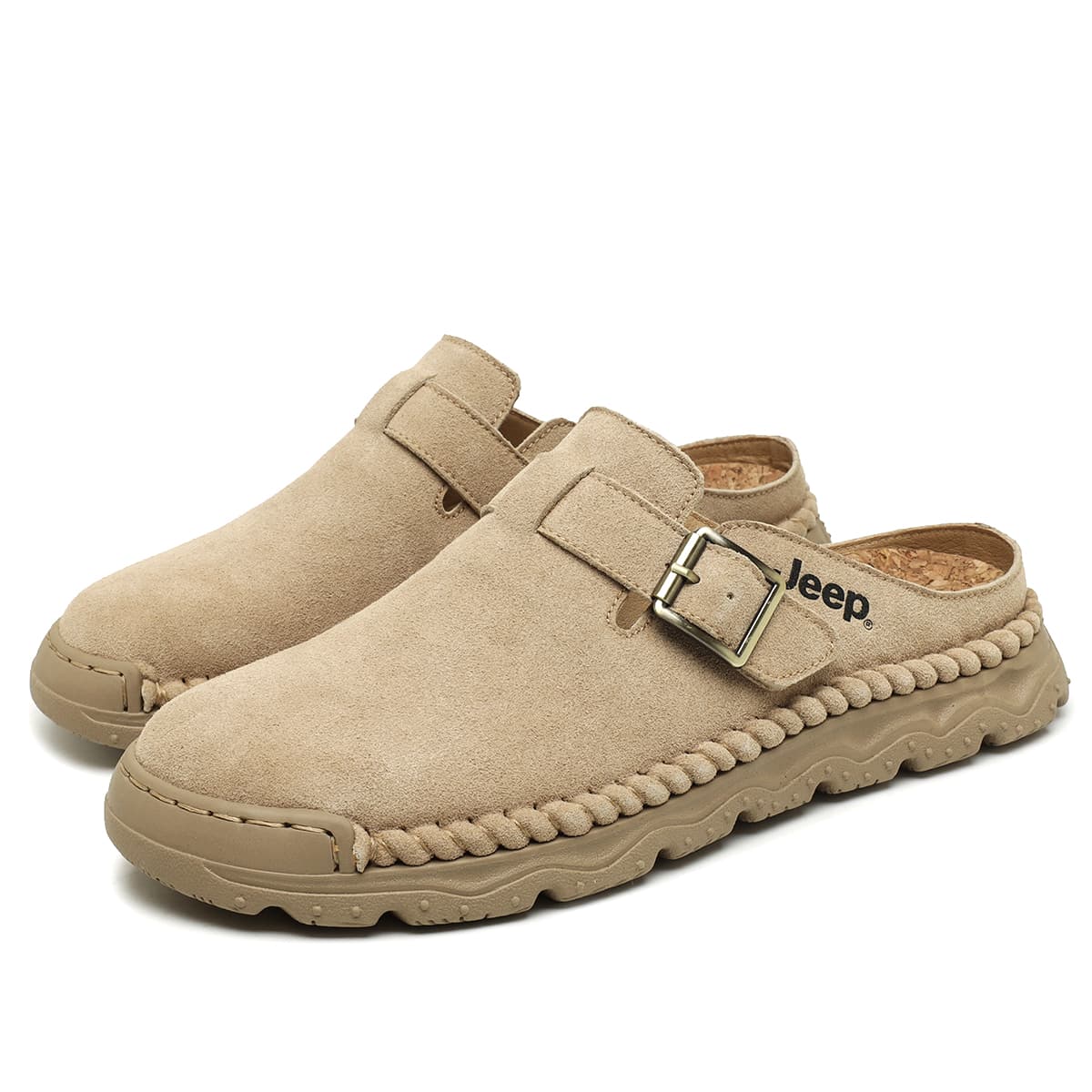 Сандалии Jeep Резиновая подошва Тихий Abrasion Resistant Тихий Abrasion Resistant Домашние тапочки Унисекс - изображение 3