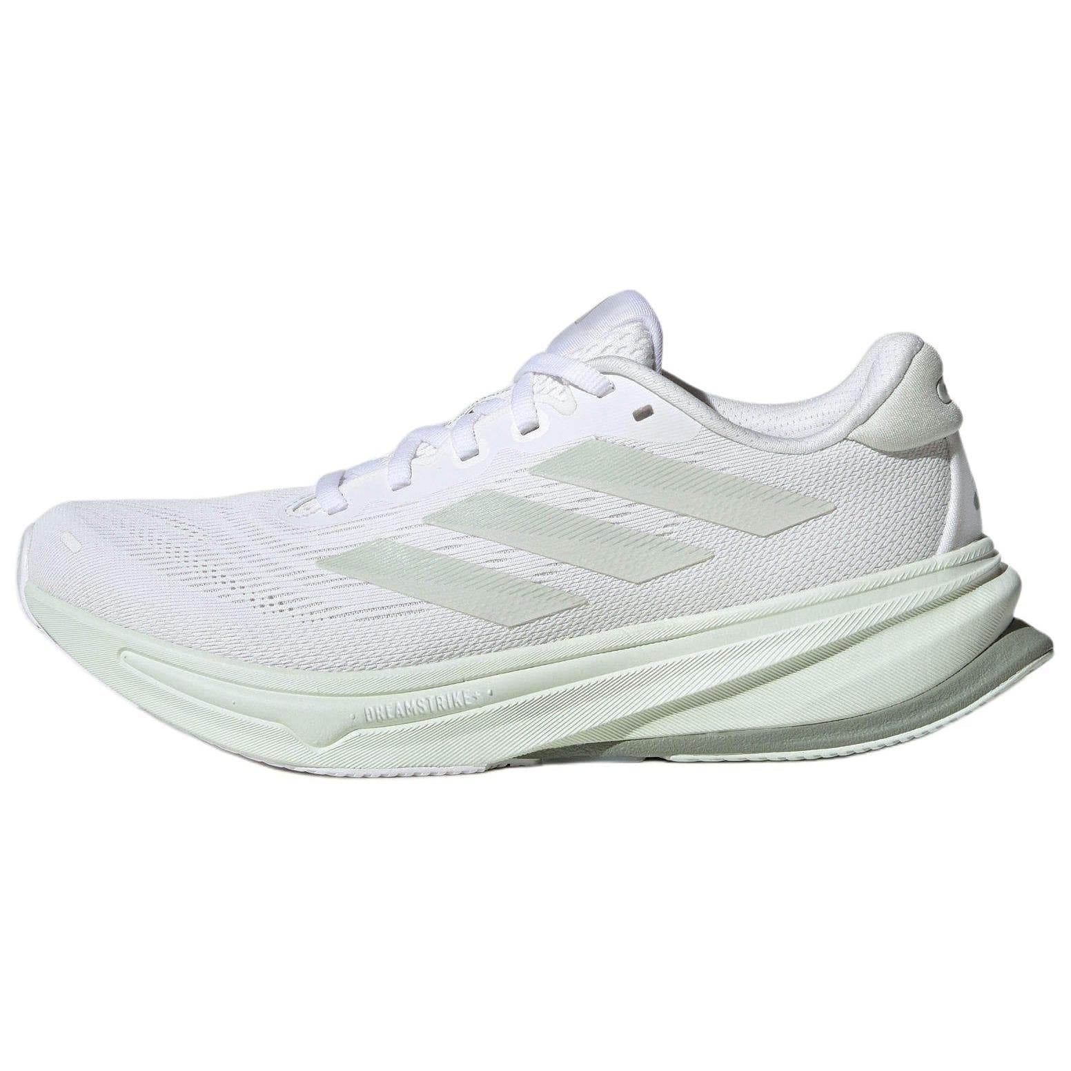 Кроссовки для бега Adidas Supernova Дышащая Поддержка Низкий Верх Повседневные Беговые Кроссовки Женские Белый Зеленый - изображение 1