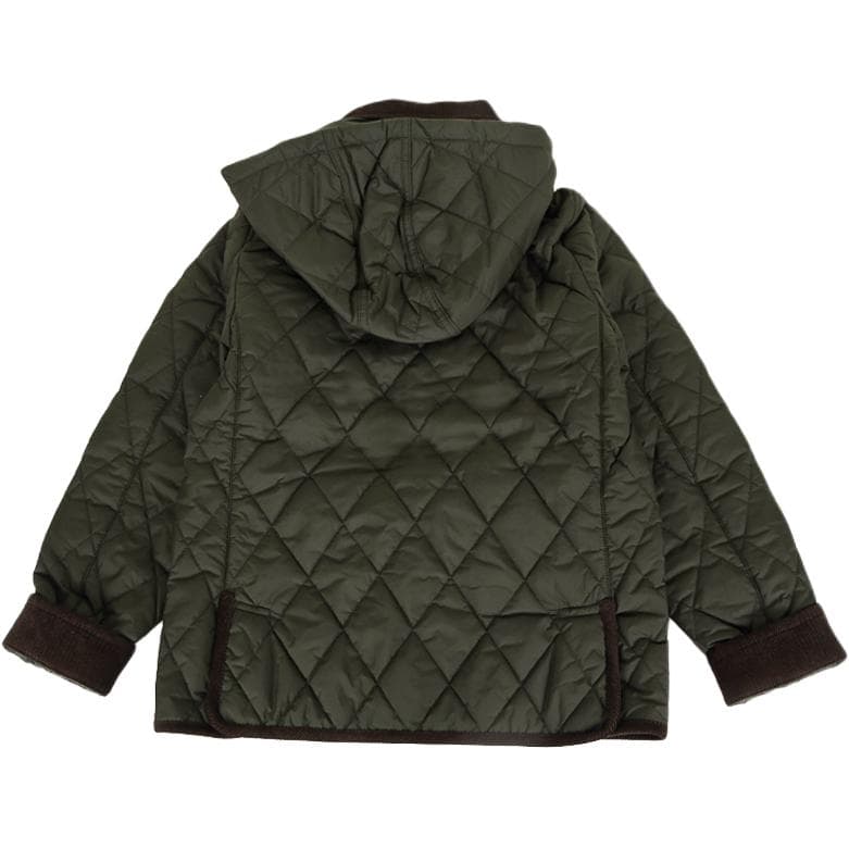 Polo Ralph Lauren Хлопковый пуховик FW25 Оливково-зеленый Детский - изображение 2