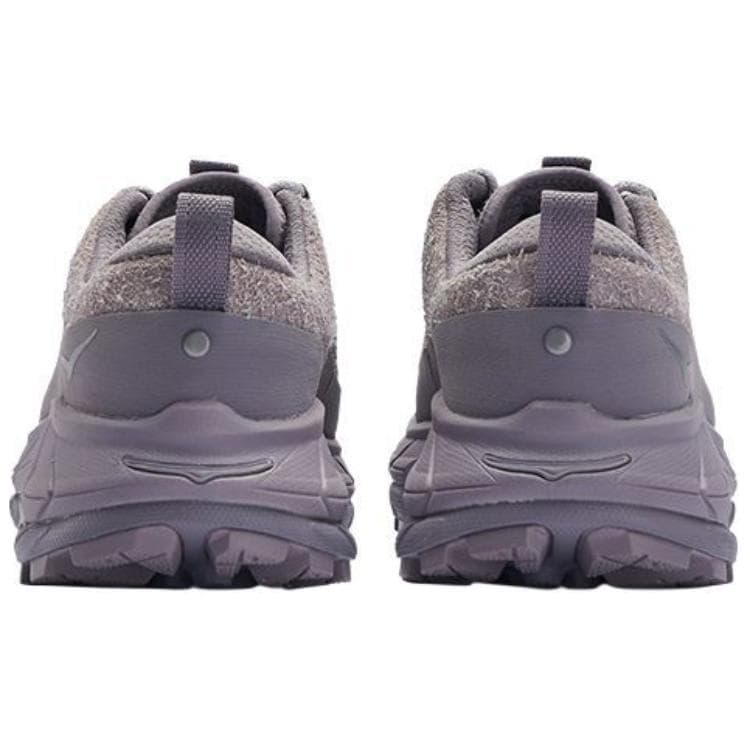 Кроссовки для бега HOKA ONE ONE Tor Summit Устойчивые к истиранию Низкие Повседневные Беговые Кроссовки Унисекс Серый Фиолетовый - изображение 5