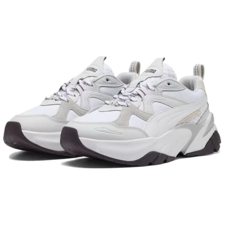 Кроссовки для бега PUMA SOPHYR Коровья кожа Низкие беговые кроссовки Женские Белые - изображение 3