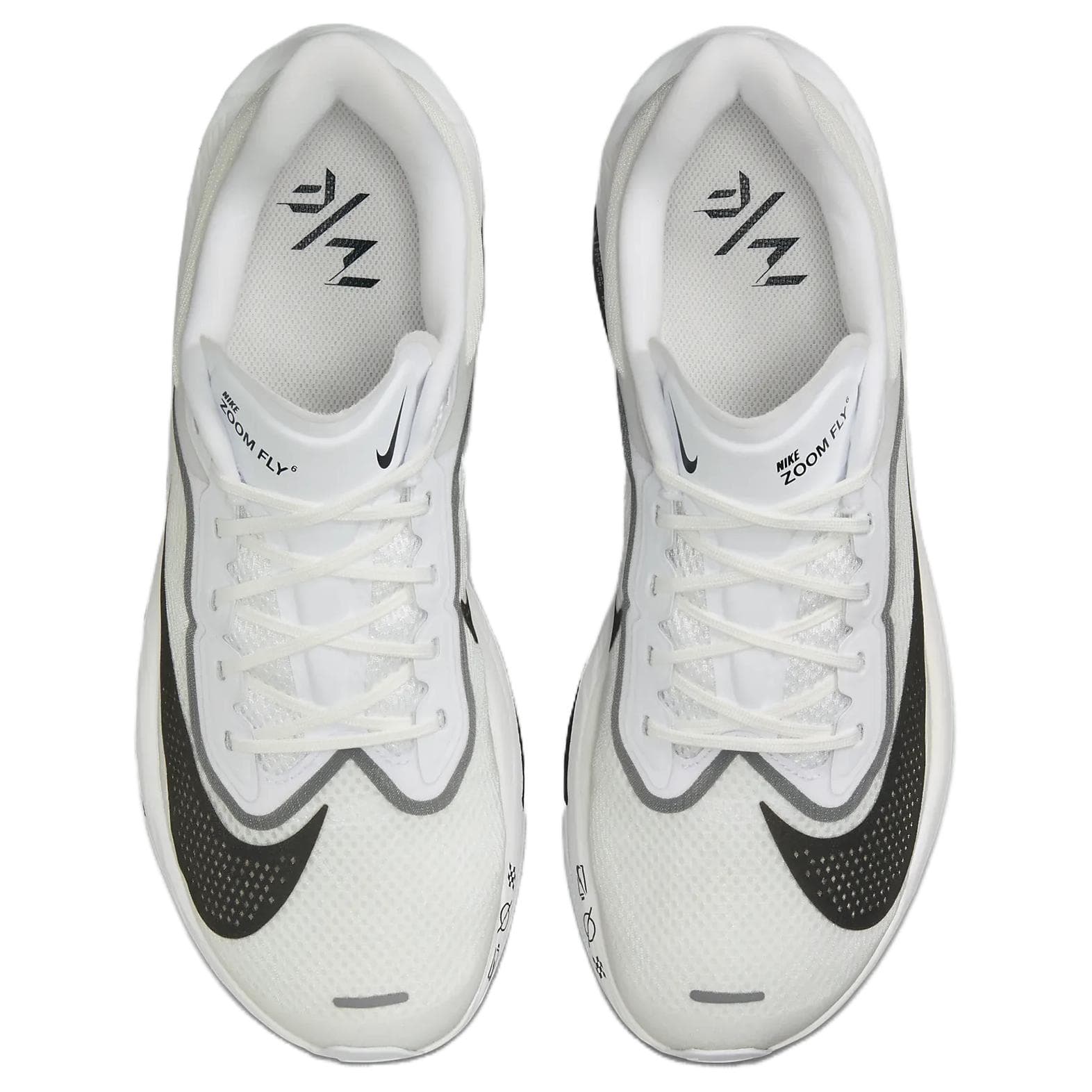 Кроссовки для бега NIKE Поддержка Oтскок Low Топ Марафон Тренировки Бег на длинные дистанции Обувь Мужской Белый серый черный - изображение 4