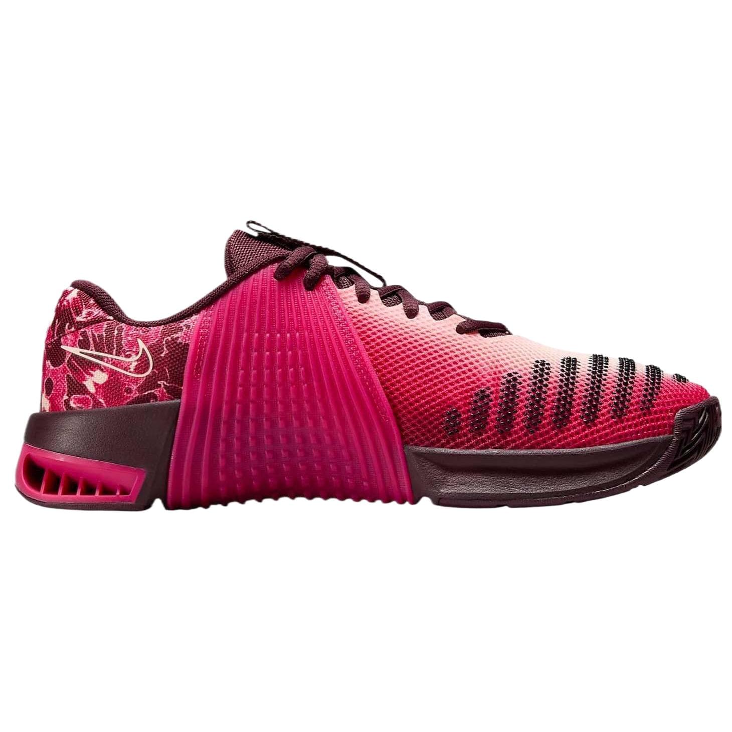 Кроссовки для бега Nike Metcon 9 Противоскользящие Устойчивые к износу Низкие Кроссовки для бега Женские Розовые Красные - изображение 2