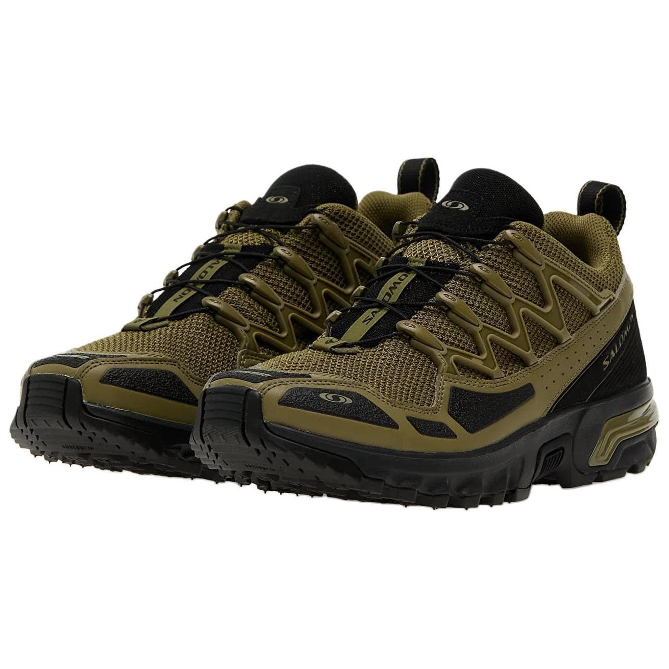 Кроссовки для бега Salomon ACS+ Low Топ Беговые кроссовки Мужские Оливково-зеленые - изображение 4