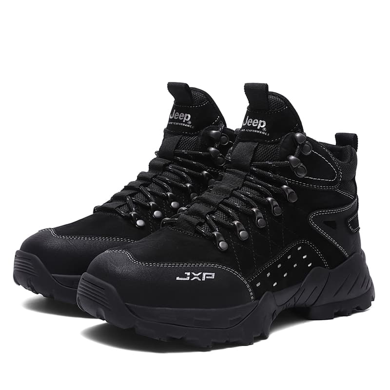 Кроссовки Jeep High Top Уличная Обувь Мужская Черная - изображение 4