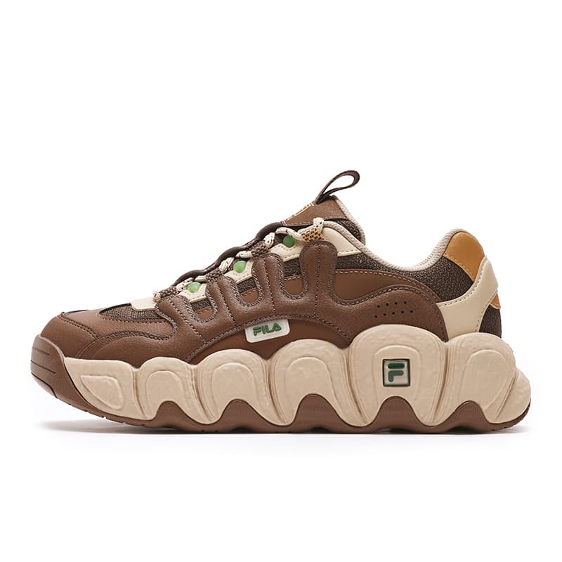Кроссовки для бега FILA Croissant Низкие Беговые Кроссовки Мужские Кофейного Темно-Коричневого Цвета - изображение 1