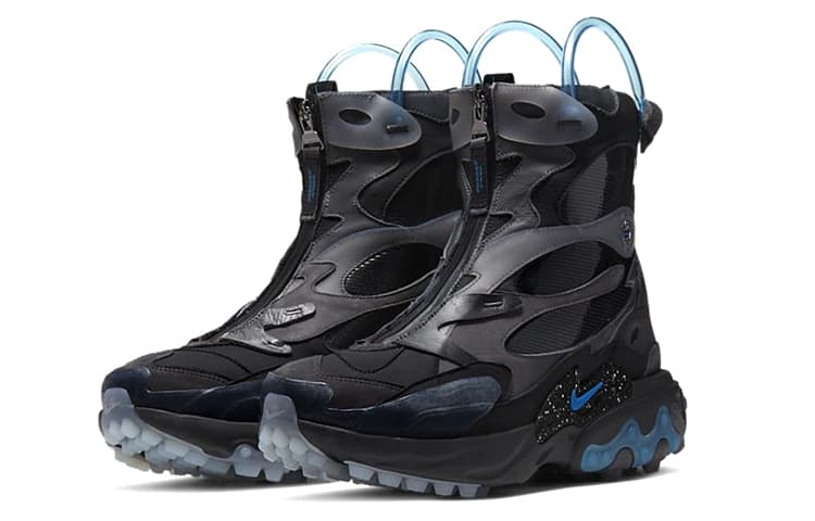 Ботинки уличные Nike React Boot Black Blue - изображение 3