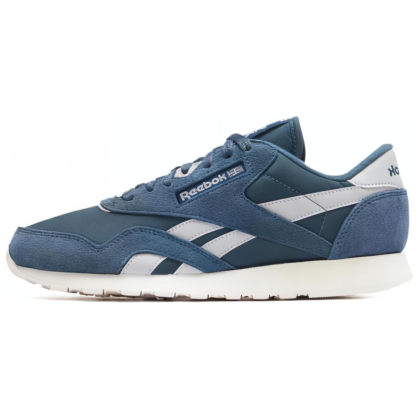 Кроссовки для бега REEBOK CLASSIC NYLON Устойчивый к истиранию Низкий топ Беговые кроссовки Мужские Синие Белые - изображение 1