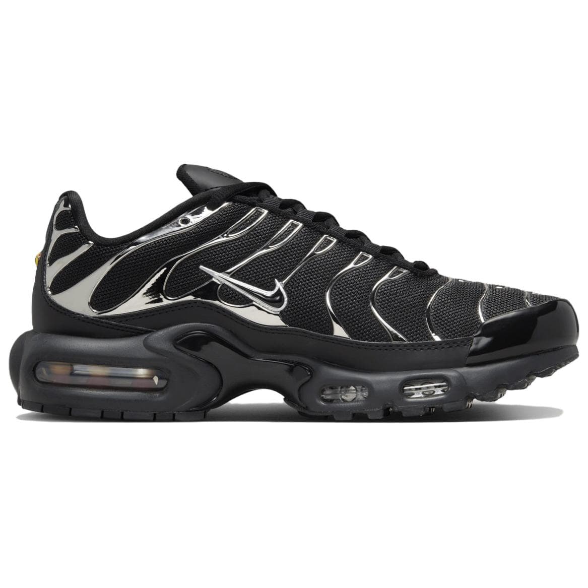 Кроссовки для бега Nike Air Max Plus Mesh кожа дышащая поддержка низкий топ беговые кроссовки женские черные - изображение 2