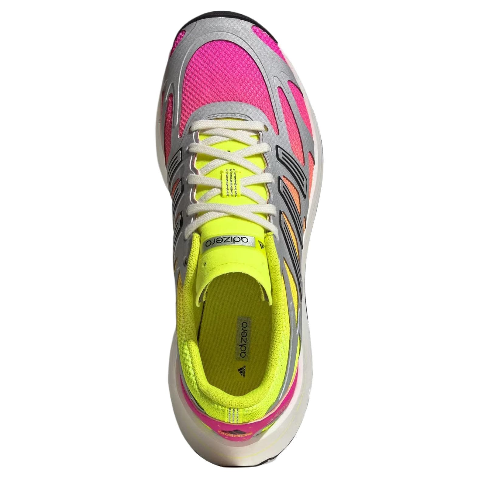 Кроссовки для бега Adidas Adizero Aruku Классические и Универсальные Беговые Кроссовки Женские Желто-Розовые - изображение 3