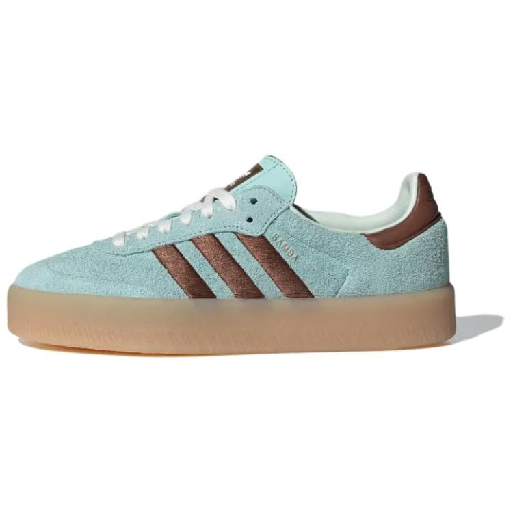Кроссовки Adidas Originals SAMBAE Low Топ Скейтборд Кроссовки Женские Светло-Зеленые - изображение 1