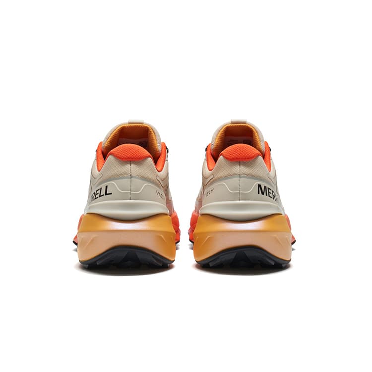 Кроссовки MERRELL VAST SKY Низкие кеды Уличная обувь Унисекс Бежевый Оранжевый Красный - изображение 4