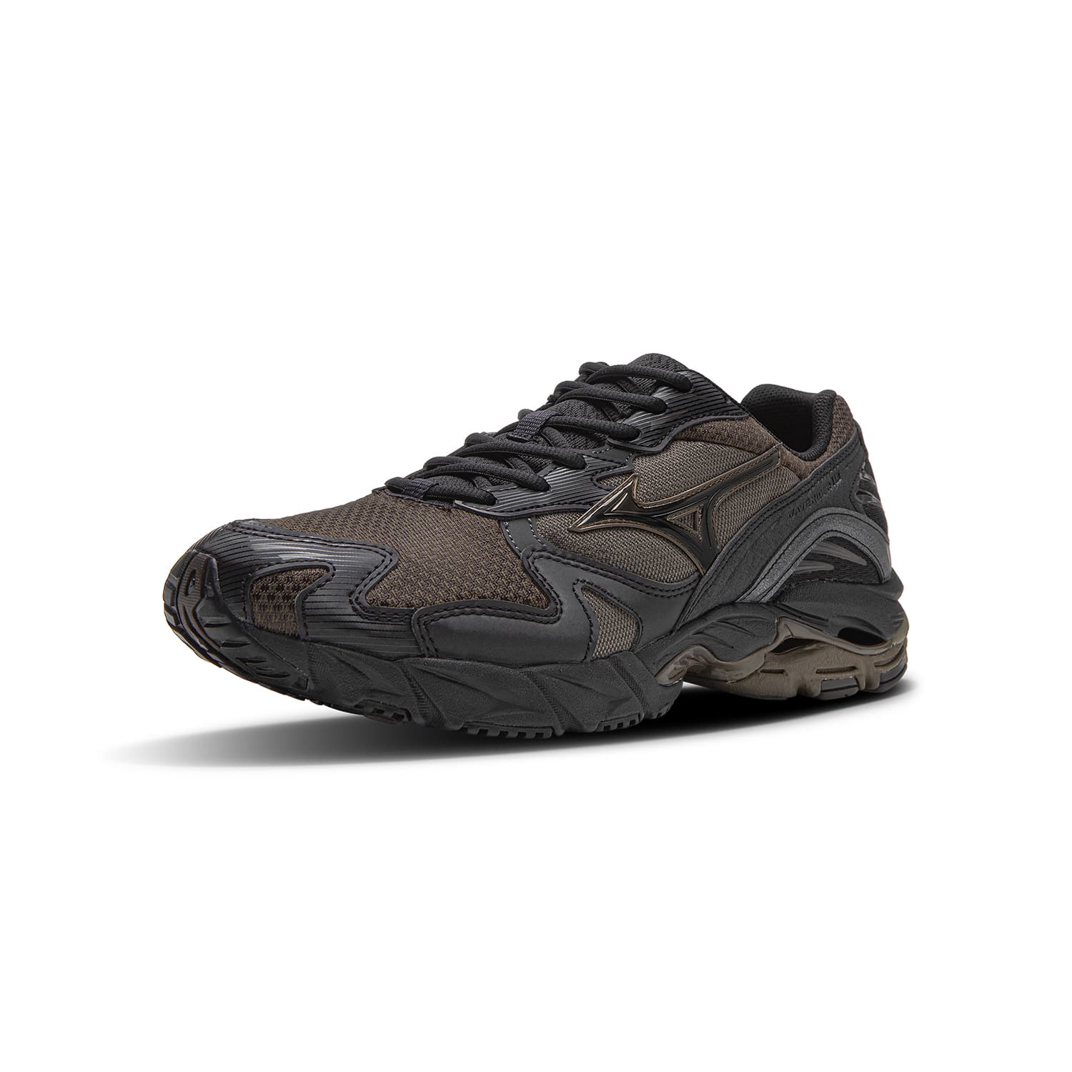 Кроссовки для бега Mizuno Wave Rider 10 Low Топ Повседневные беговые кроссовки Унисекс Шоколадно-коричневый - изображение 2