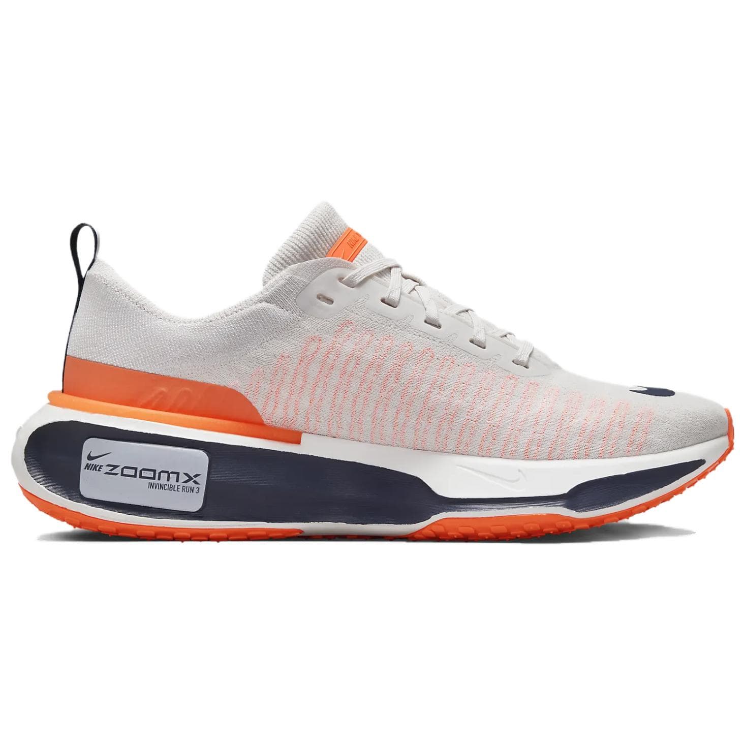 Кроссовки для бега Nike Invincible 3 Grey Orange Black - изображение 2