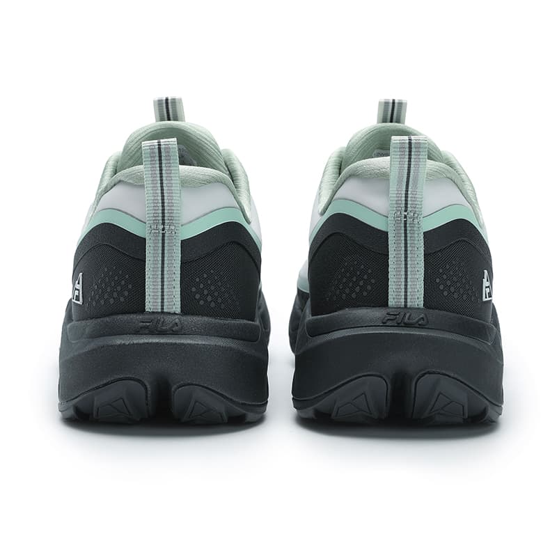 Кроссовки для бега FILA Wolf Амортизация Устойчивость к износу Низкие Беговые кроссовки Женские Выдающиеся Белый Асфальтовый Серый - изображение 5