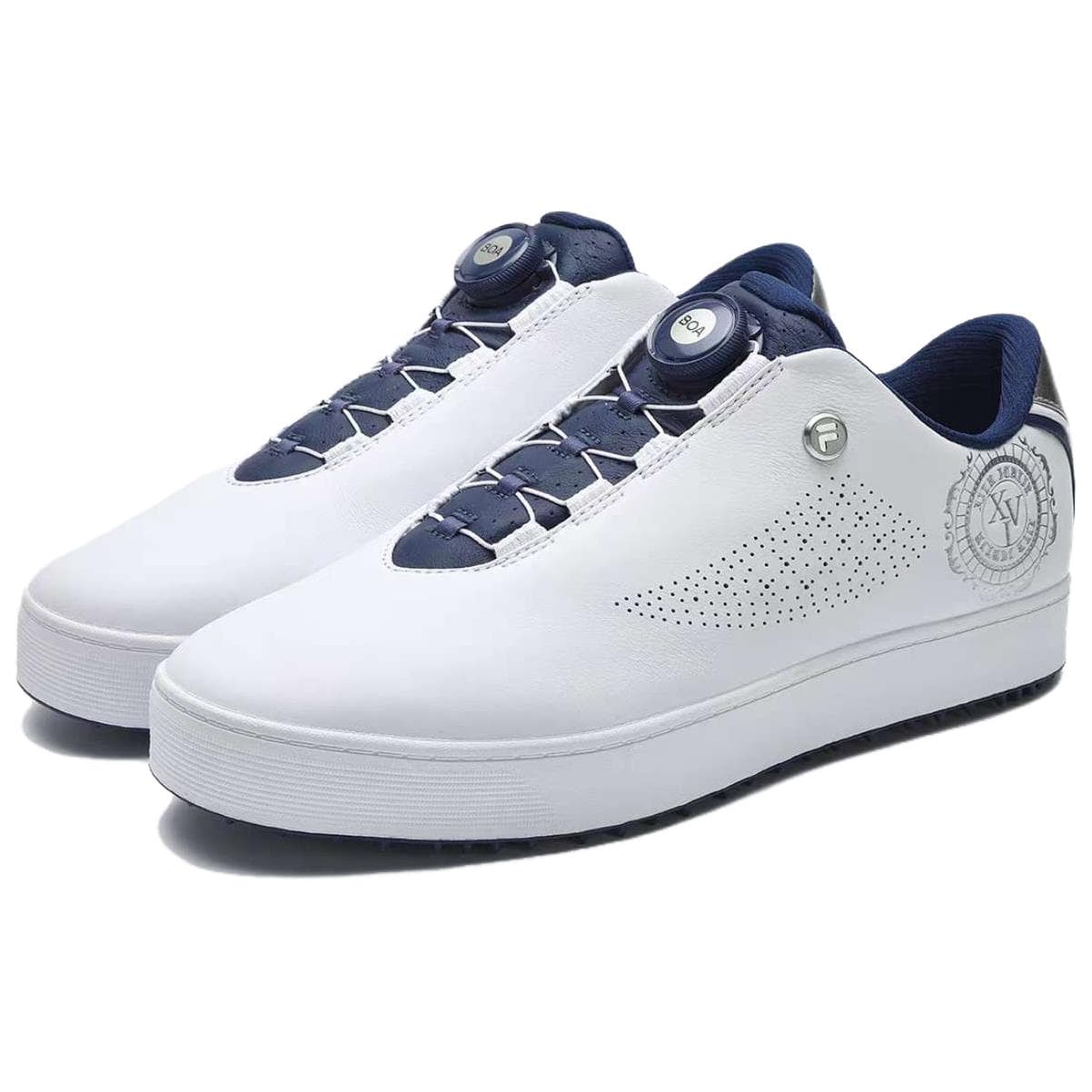 Кроссовки для гольфа FILA On-Green White Blue - изображение 2