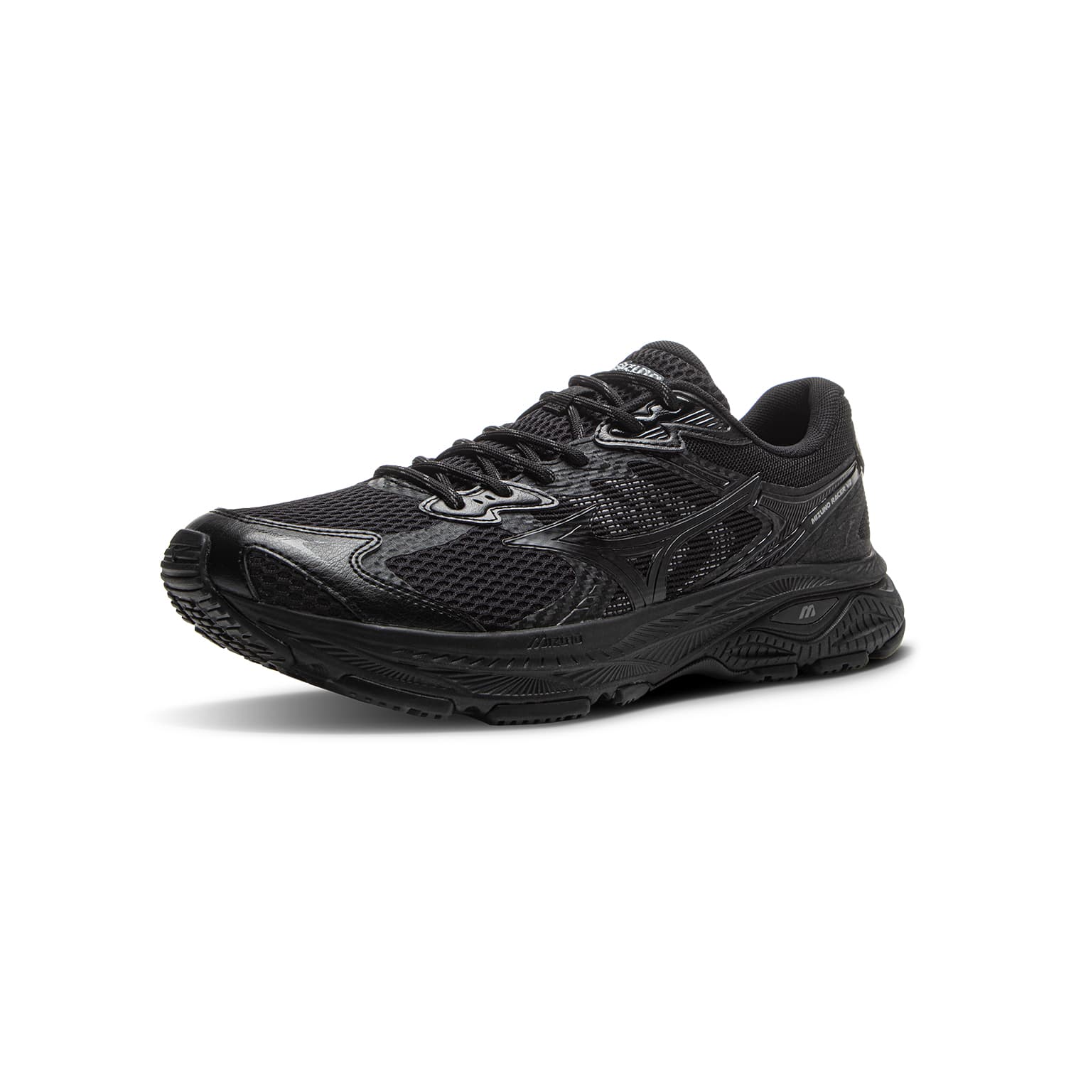 Кроссовки для бега Mizuno RACER V2 Текстиль Синтетическая кожа Дышащий Устойчивый к истиранию Низкий верх Городская коммутация - изображение 2