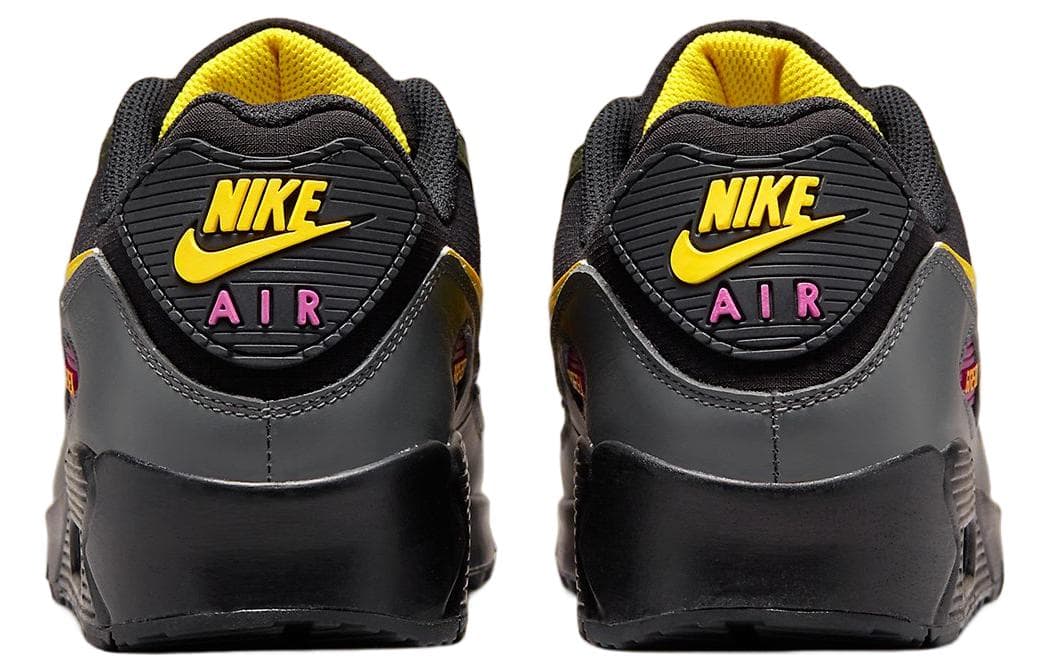 Кроссовки для бега Nike Air Max 90 Black Yellow - изображение 4