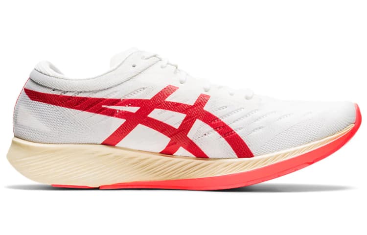Кроссовки для бега Asics Metaracer White Red - изображение 2
