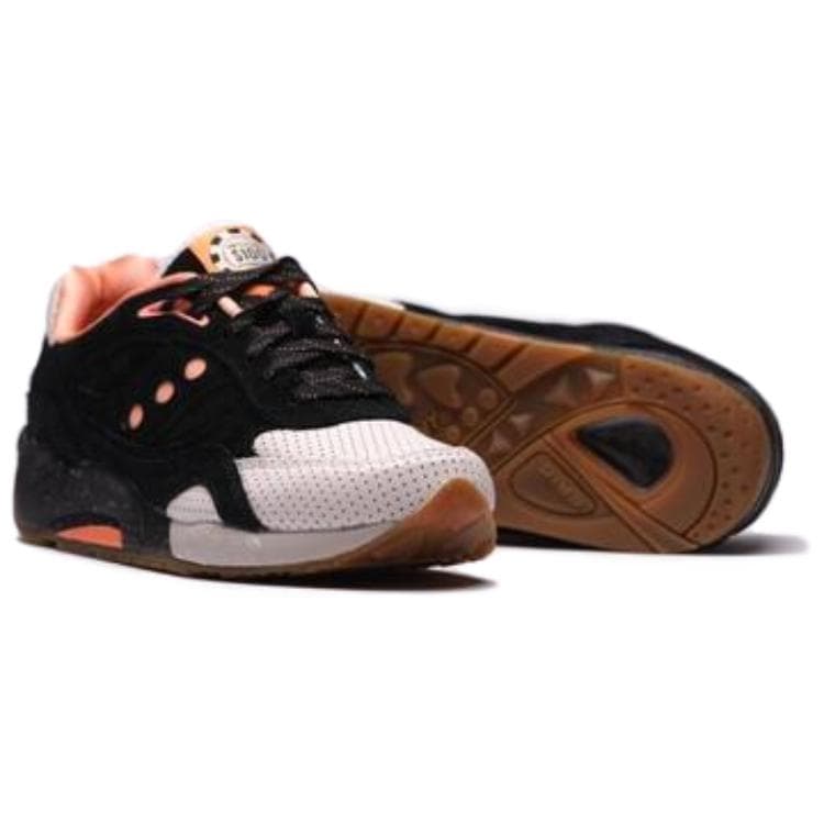Кроссовки для бега Saucony противоскользящие устойчивые к истиранию низкие беговые кроссовки унисекс черный белый - изображение 5
