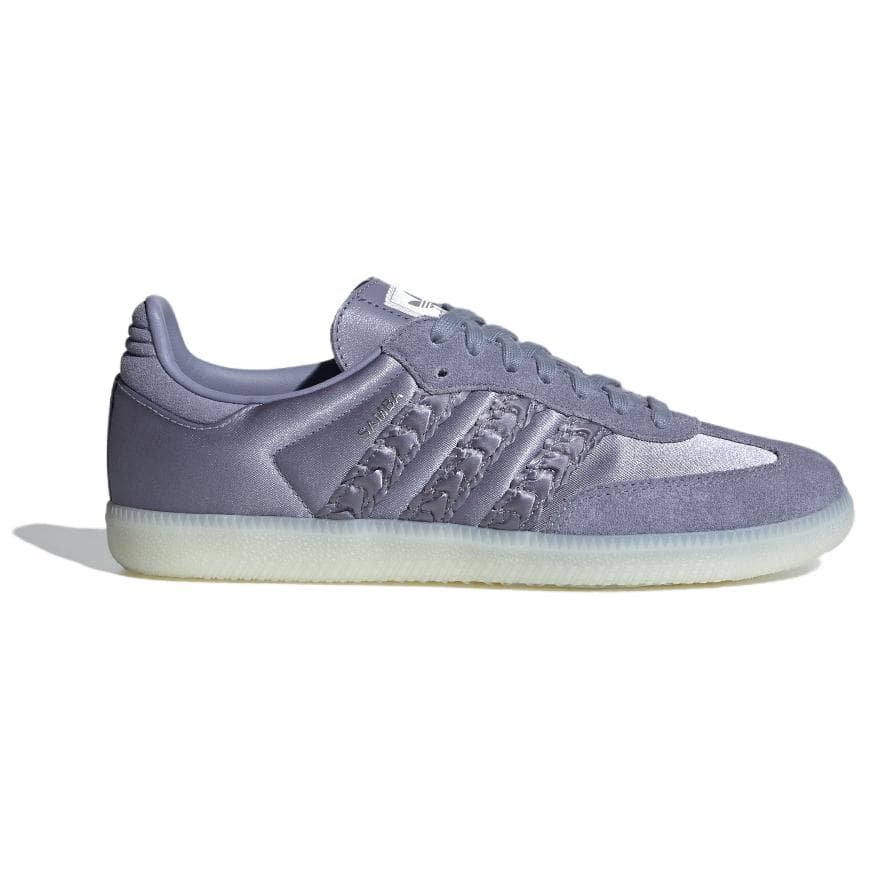 Кроссовки Adidas Originals Samba OG Устойчивая к истиранию Низкая Скейтборд Обувь Женская Фиолетовая - изображение 3